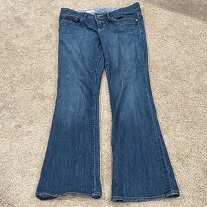 GAP Women's Medium Blue Flared Wide-Leg Jeans
